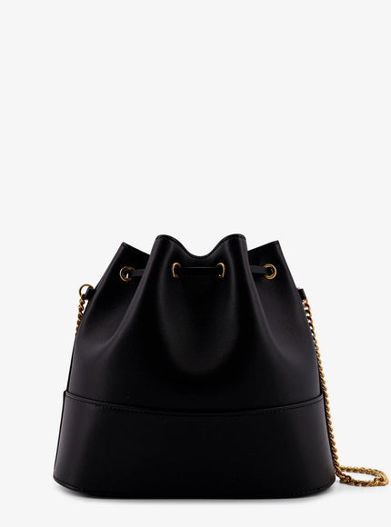 Valentino Garavani Leather Bucket Bag With Vlogo Signature