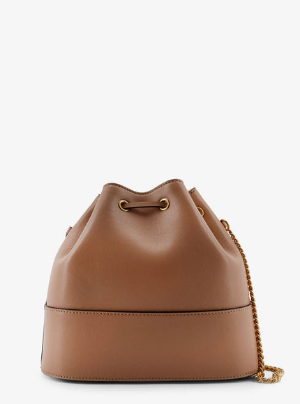 Valentino Garavani Leather Bucket Bag With Vlogo Signature