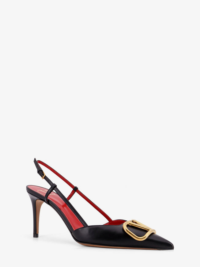 Valentino Garavani Vlogo Signature Leather Pumps