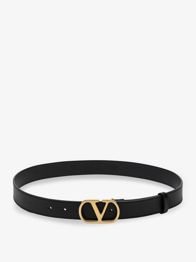 Valentino Garavani Leather Belt Nero