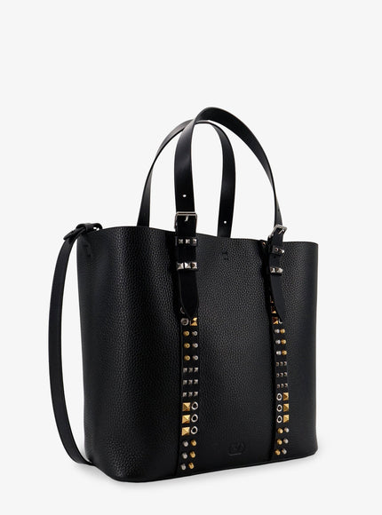 Valentino Garavani Leather Shoulder Bag With Iconic Studs
