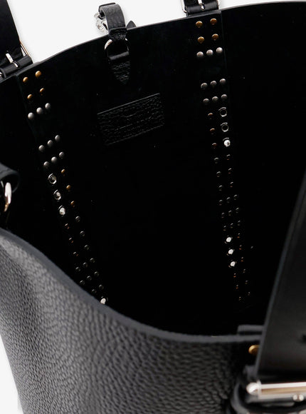 Valentino Garavani Leather Shoulder Bag With Iconic Studs