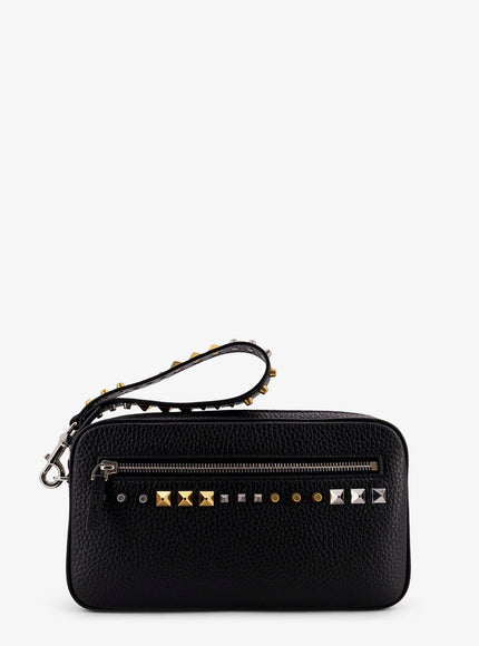 Valentino Garavani Valentino Garavani Leather Clutch Uni Nero