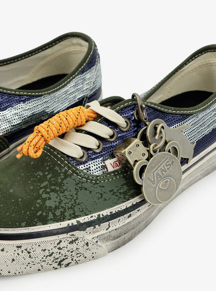 Vans Lx Authentic 44 Suede Sneakers With Micro-Sequin Detail On The Side