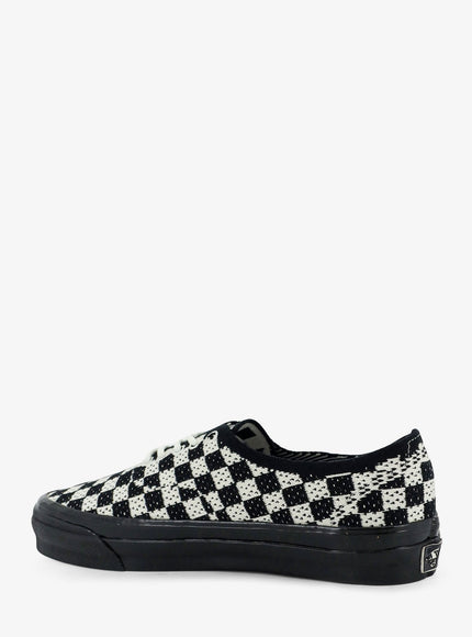 Vans Lx Authentic 44 Fabric Sneakers With A Checkerboard Pattern