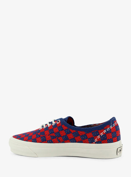 Vans Lx Authentic 44 Fabric Sneakers With A Checkerboard Pattern