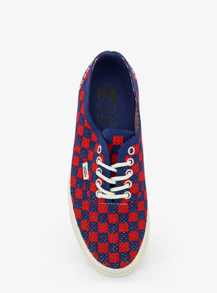 Vans Lx Authentic 44 Fabric Sneakers With A Checkerboard Pattern