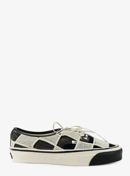 Vans Lx Authentic 44 Sneakers With Shell Knit Motif Black Egret