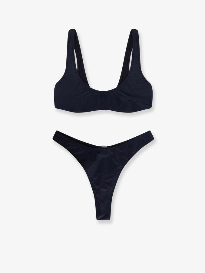 Venuja Nylon Bikini Black