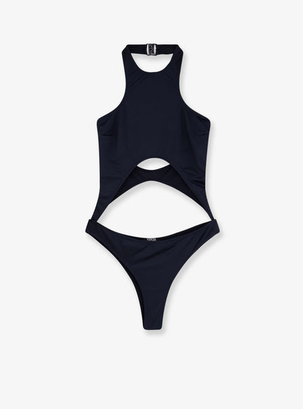 Venuja Nylon One-Piece Swimsuit Black