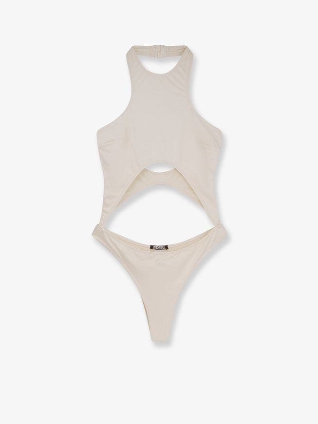 Venuja Nylon One-Piece Swimsuit Butter
