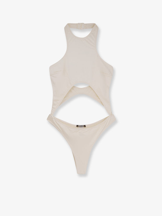 Venuja Nylon One-Piece Swimsuit Butter