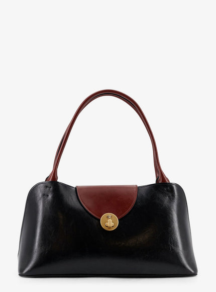 Versace Vivian Leather Shoulder Bag Uni Black