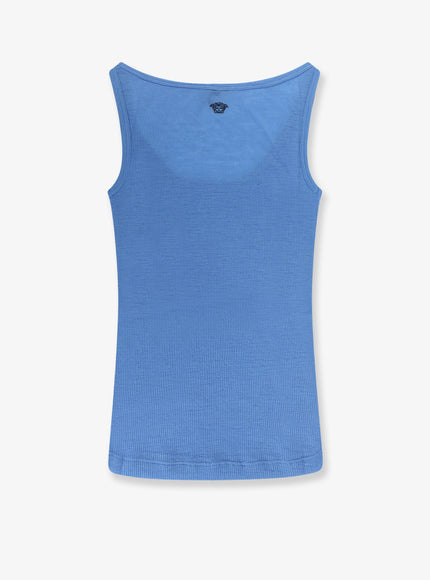 Versace Wool Tank Top With Back Logo