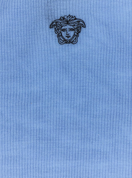 Versace Wool Tank Top With Back Logo