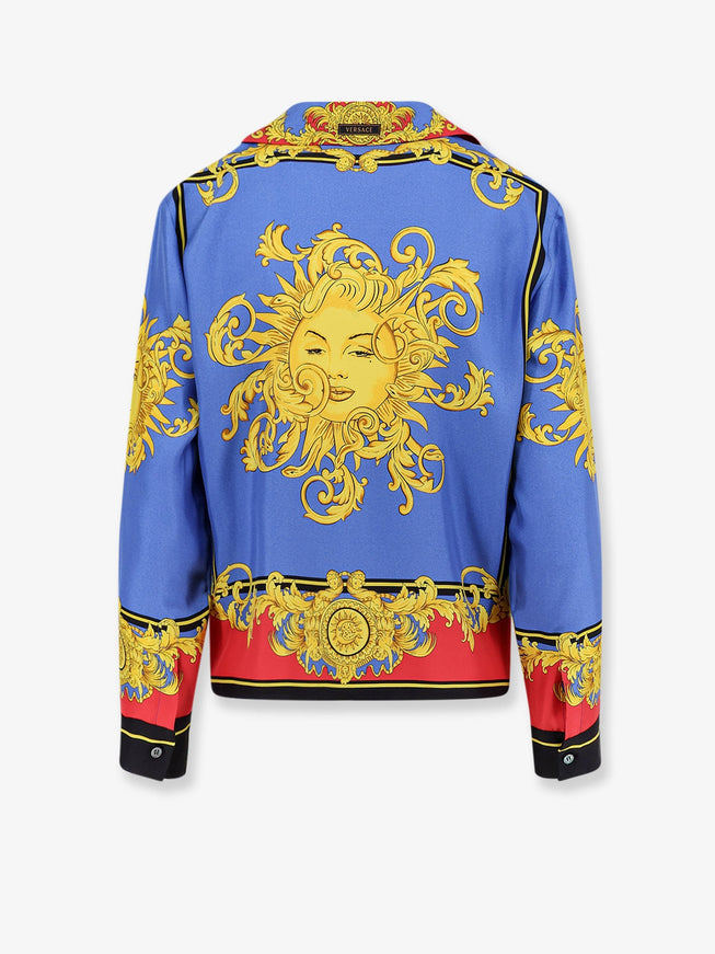 Versace Multicolor Silk Shirt