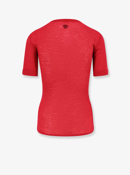 Versace Ribbed Cotton T-Shirt