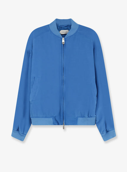 Versace Silk Jacket Azur