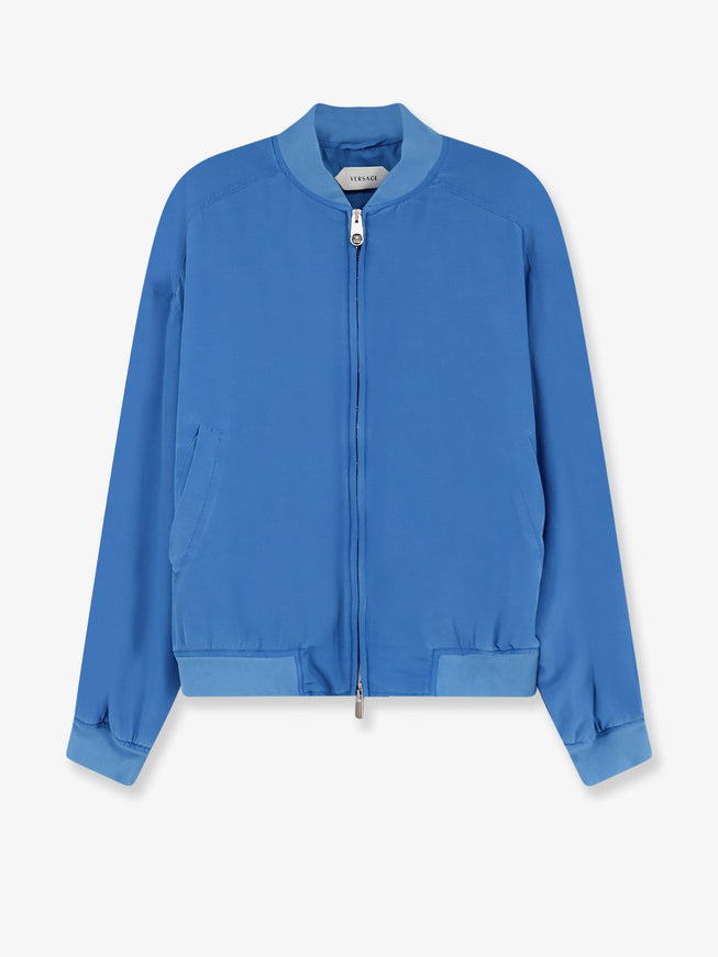 Versace Silk Jacket Azur