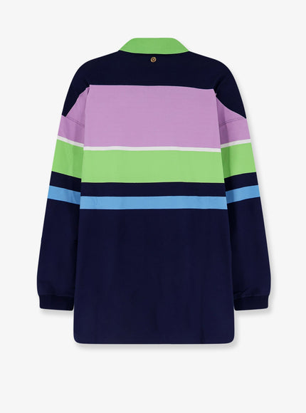 Versace Multicolor Stripes Cotton Sweatshirt