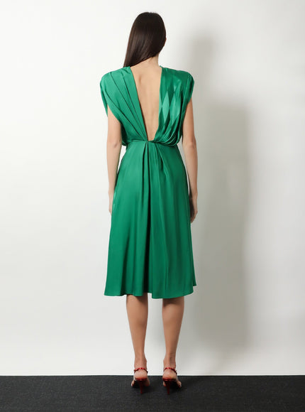 Versace Cocktail Viscose And Silk Dress