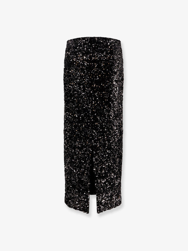 Vince. Skirt With Sequins Embroidery