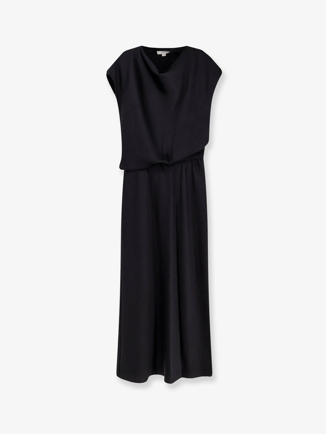 Vince. Satin Long Dress Black