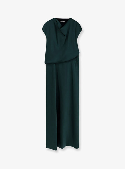 Vince. Satin Long Dress Juniper