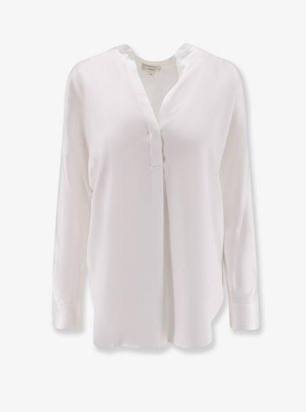 Vince. Silk Shirt Optic White