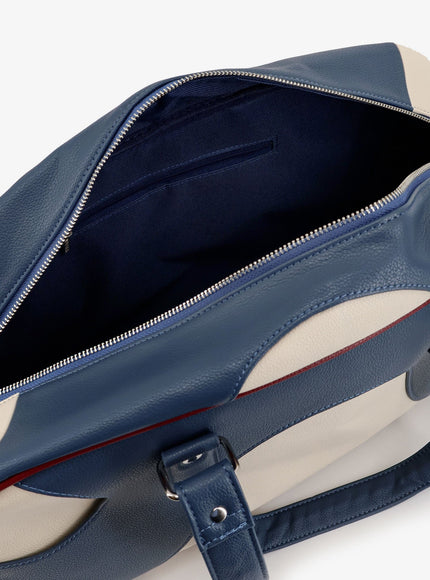 Walk In Paris Leather Crossbody Bag With Embroidered Logo On The Front
