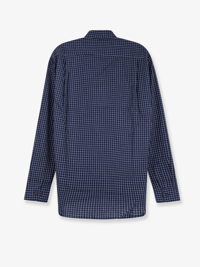 Walk In Paris Cotton Shirt With Plaid Print