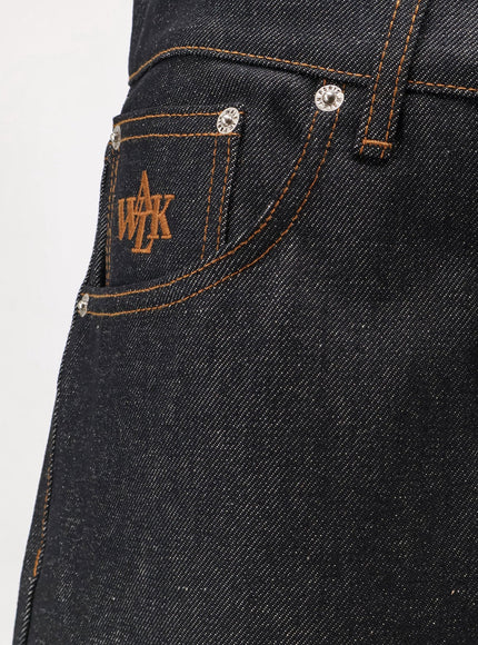 Walk In Paris Baggy Blue Denim Jeans