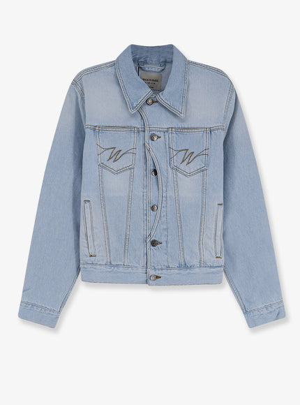 Walk In Paris Postman Blue Denim Jacket Lightblue