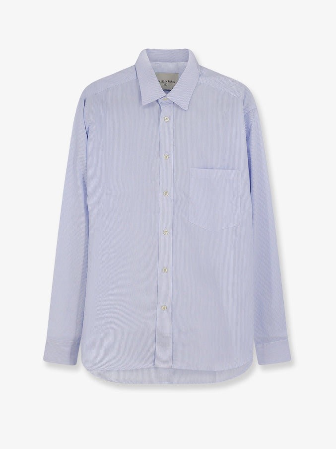 Walk In Paris Classic Cotton Shirt White Cotton