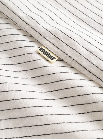 Woodbird Wbwang Linen And Cotton Blend Shirt