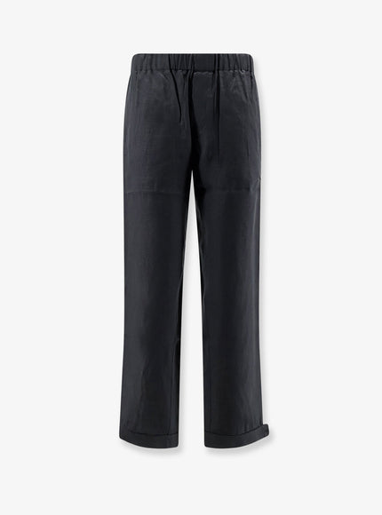 Y-81 Linen Trousers Bluenavy