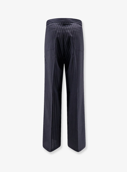 Y-81 Cotton Trousers With Pinstripe Pattern