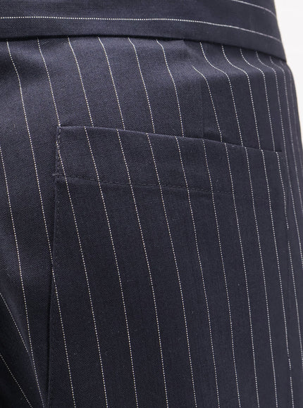 Y-81 Cotton Trousers With Pinstripe Pattern