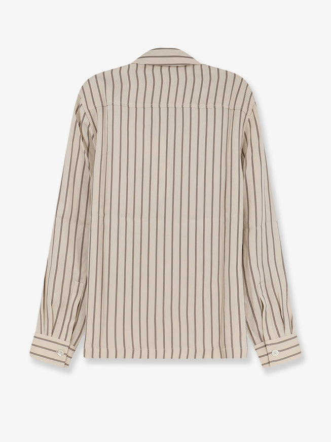 Y-81 Viscose Shirt With Striped Pattern