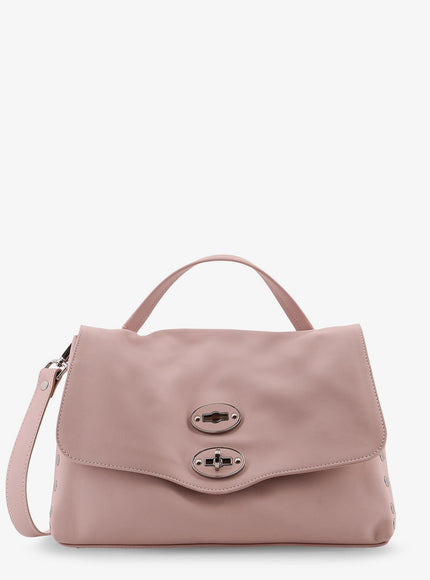 Zanellato Postina S Leather Shoulder Bag Uni Pink Ostrica