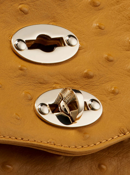 Zanellato Postina Cactus Leather Crossbody Bag