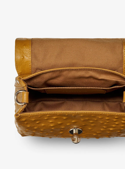 Zanellato Postina Cactus Leather Crossbody Bag