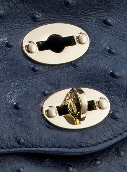 Zanellato Postina Cactus Leather Crossbody Bag