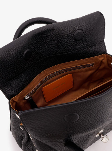 Zanellato Hammered Leather Dotta® Small Crossbody Bag