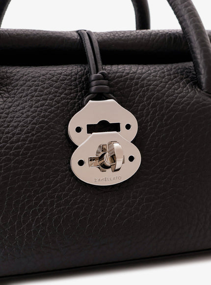 Zanellato Hammered Leather Dotta® Small Crossbody Bag