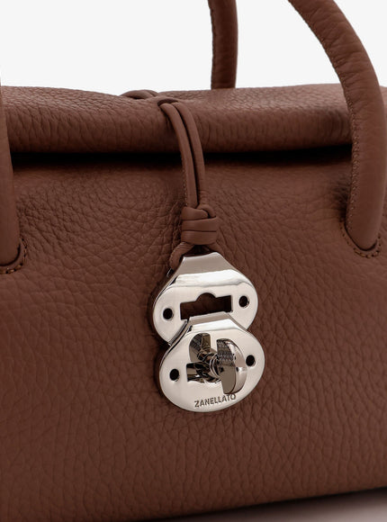 Zanellato Hammered Leather Dotta® Small Crossbody Bag