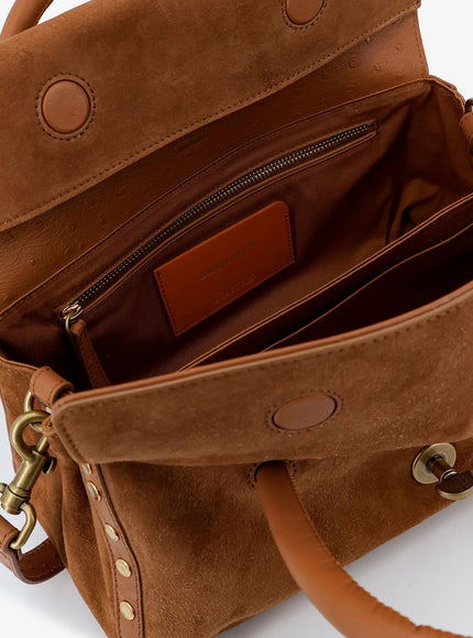 Zanellato Dotta Baby Suede Crossbody Bag