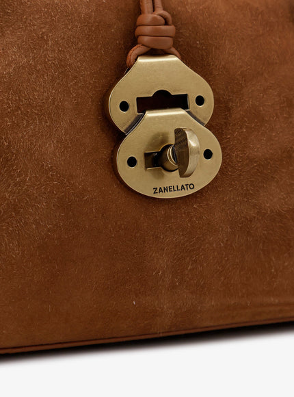 Zanellato Dotta Baby Suede Crossbody Bag
