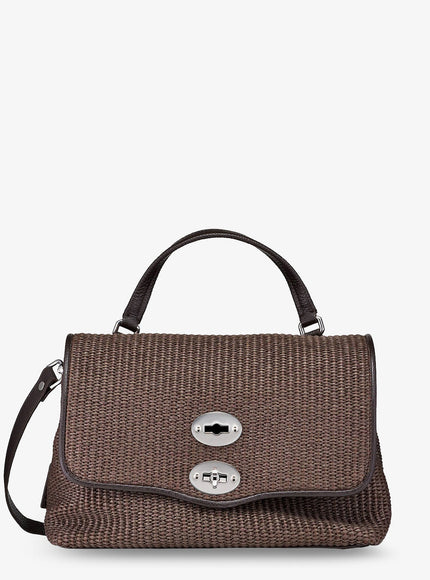 Zanellato Postina S Raffia Crossbody Bag Uni Brown