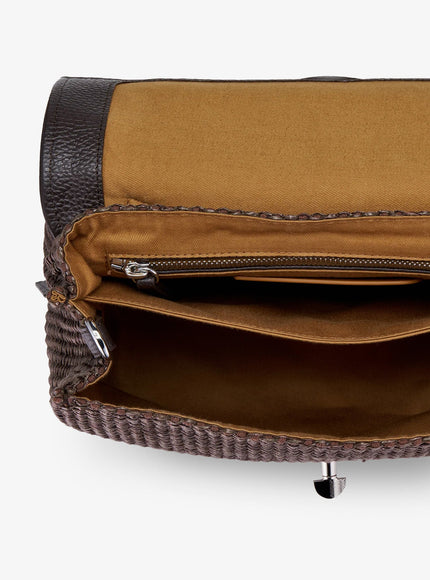 Zanellato Postina S Raffia Crossbody Bag